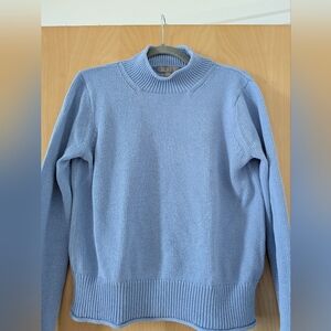 J. Crew Light Blue Rollneck Sweater